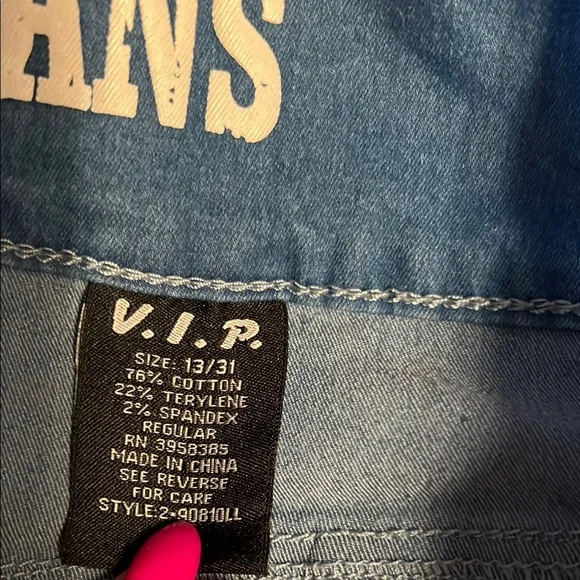 VIP Blue Jeggings with Stretch and Tapered Fit - Picture 8 of 8